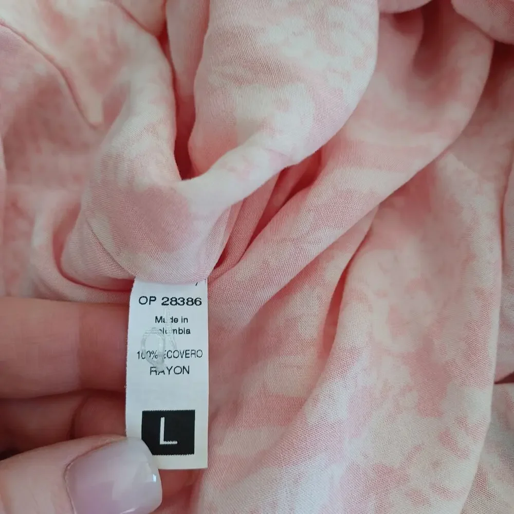 Maaji Spirit Animal Bluebell Kaftan Coral Cream Animal Print L NWT - Picture 6 of 16